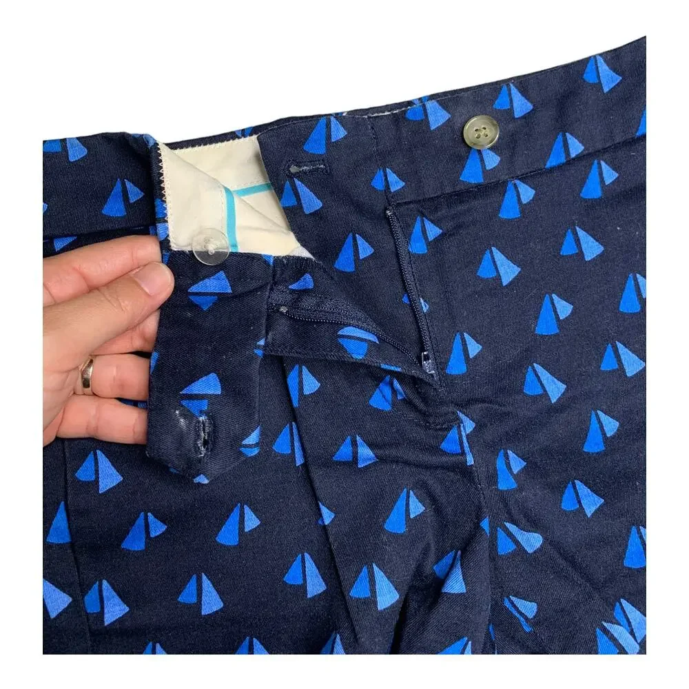 J. Crew geometric pattern shorts stretch size 2